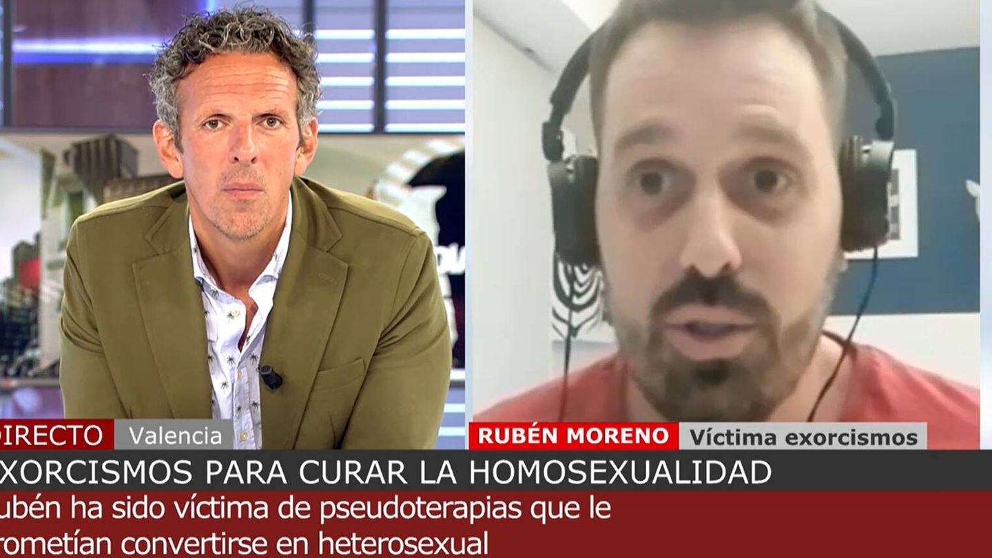 Joaquín Prat, en conexión con Rubén. (Mediaset)