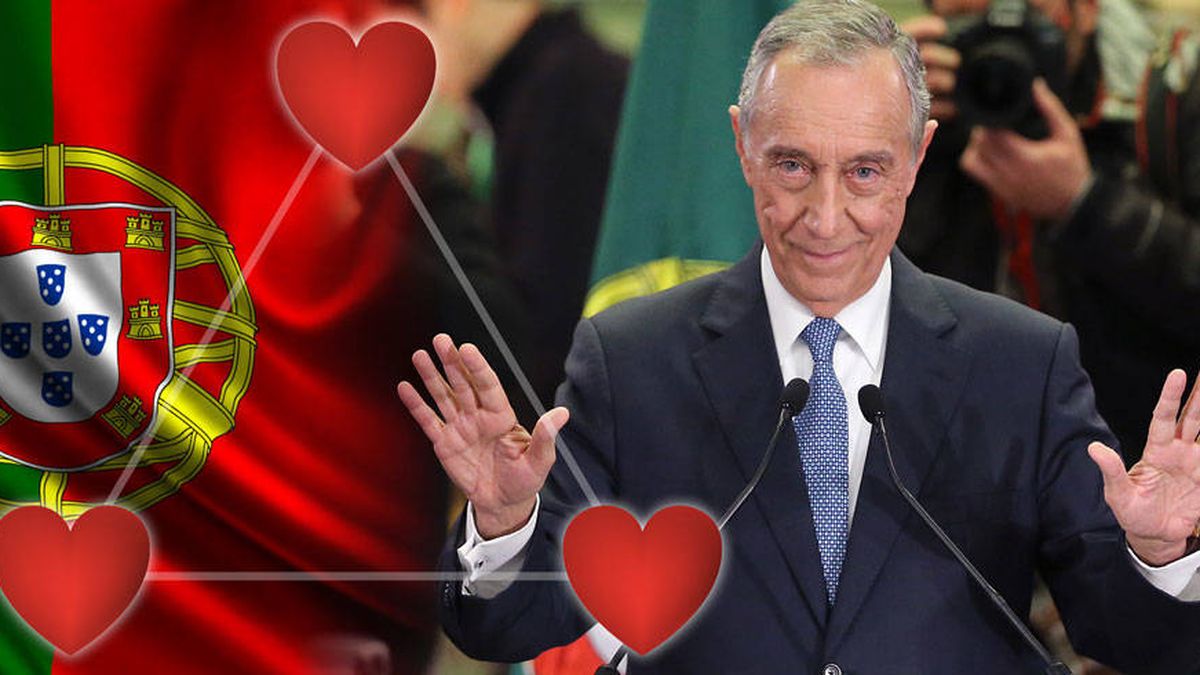 El triángulo amoroso del presidente de Portugal
