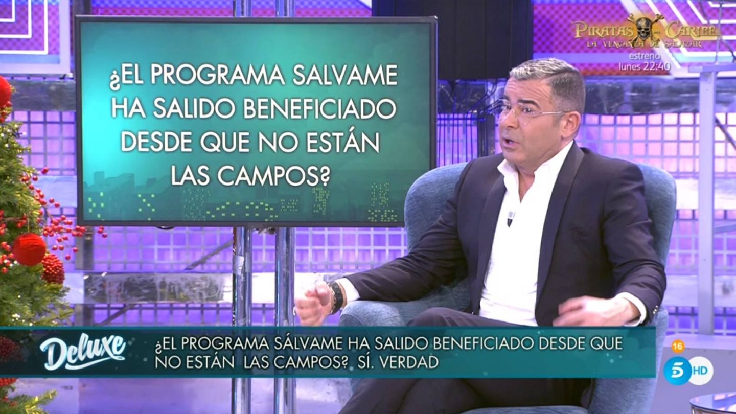 Jorge Javier, en su 'PoliDeluxe'. (Telecinco).