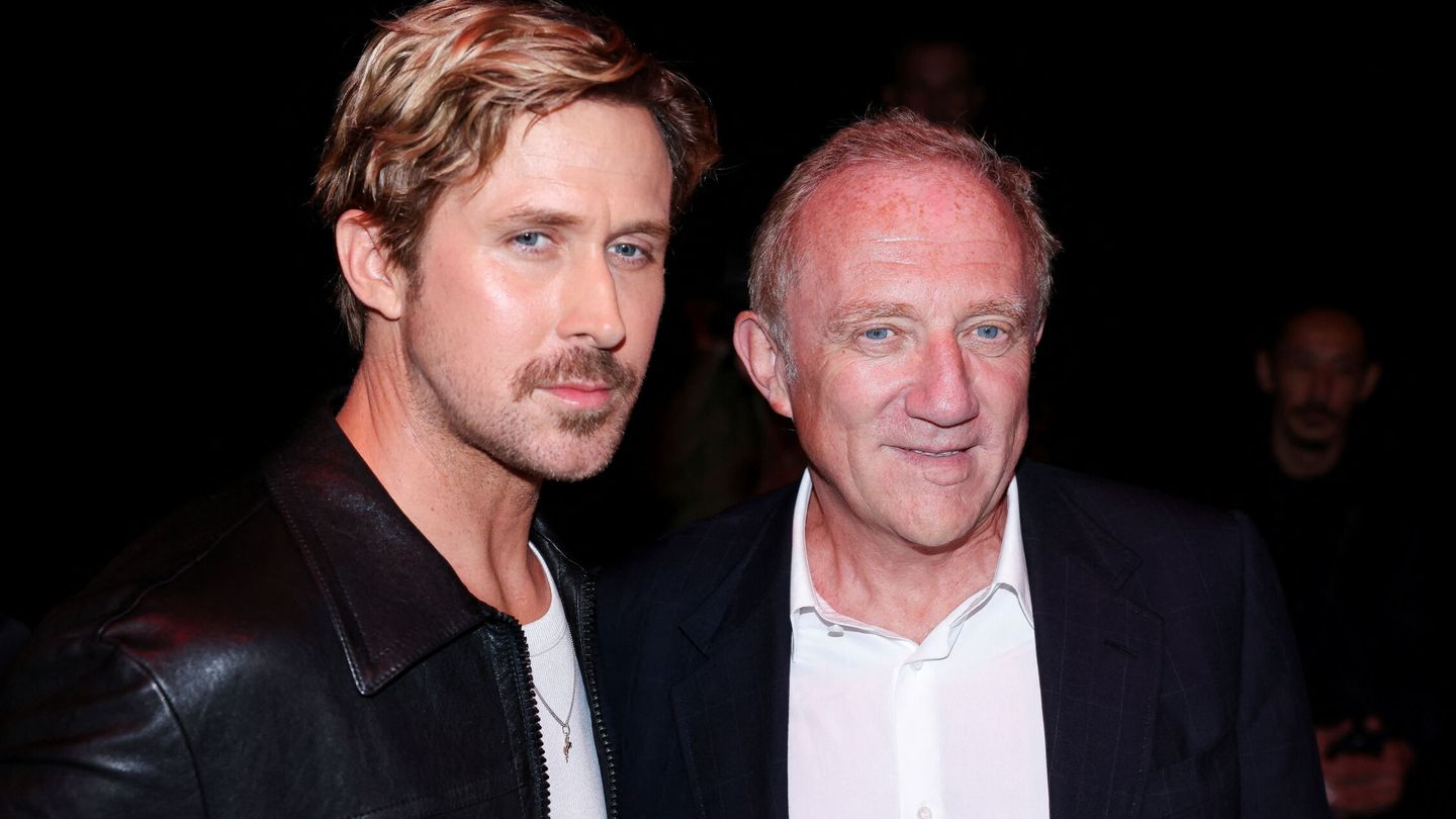 Francois-Henri Pinault y Ryan Gosling. (Reuters/Claudia Greco)