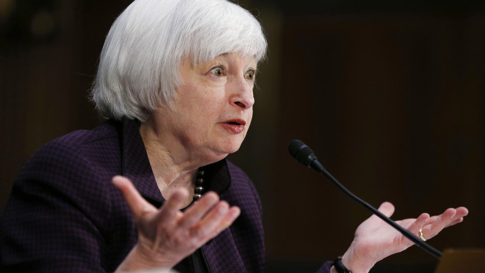 Foto: La presidenta de la Fed, Janet Yellen (Reuters)