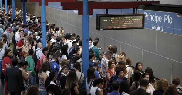 Foto: Huelga del metro de Madrid en 2016. (EFE)