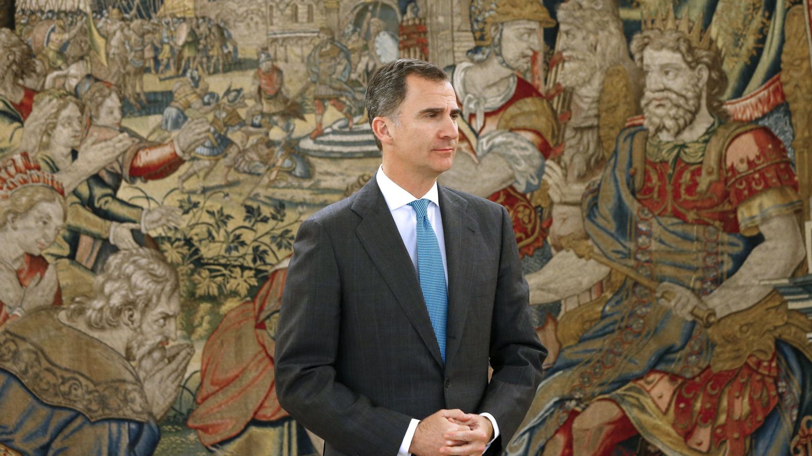 Foto: El rey Felipe VI, en el Palacio de la Zarzuela. (EFE)