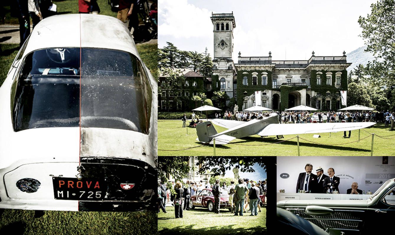 El Grand Hotel Villa d’ Este reúne a aficionados a los coches clásicos. Sobre estas líneas, el Alfa Romero Giulietta SZ, de 1961, que consiguió el premio al vehículo mejor conservado. 