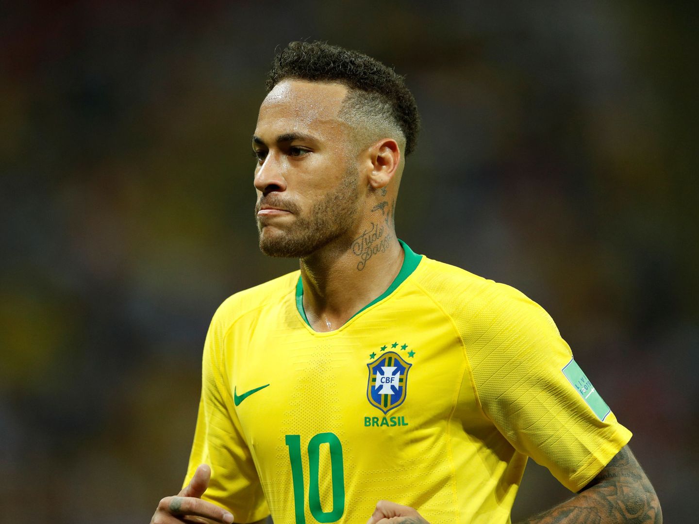 Neymar, durante el Mundial. (EFE)