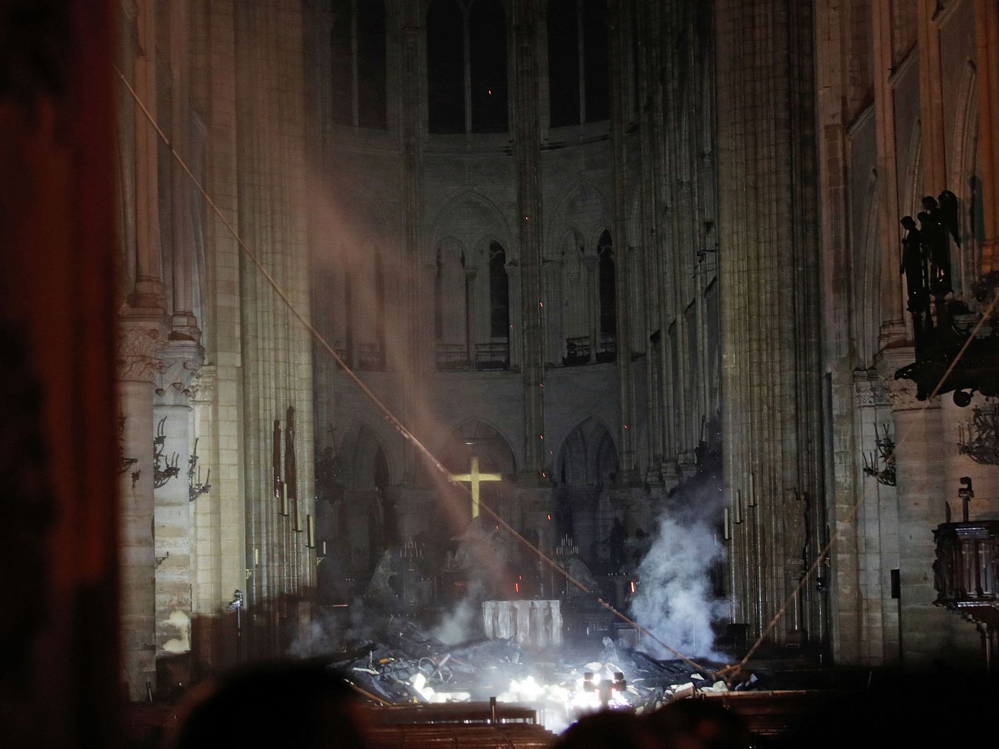 Interior de Notre Dame. (Reuters)