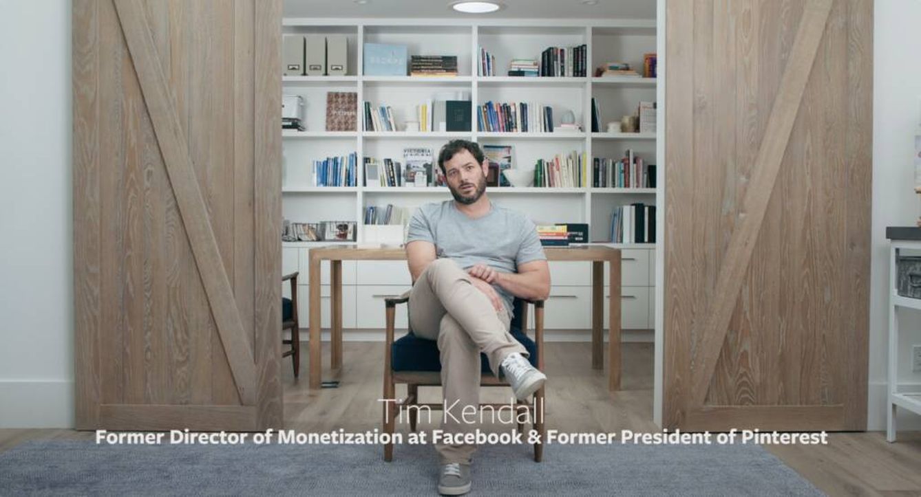 Tim Kendall, exdirector de monetización de Facebook. (Filmin)