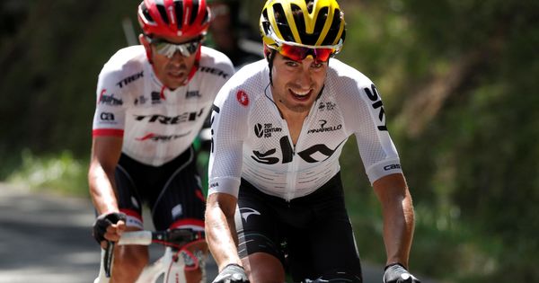Foto: El mejor ataque del Tour, protagonizado por Contador y Landa. (Reuters).