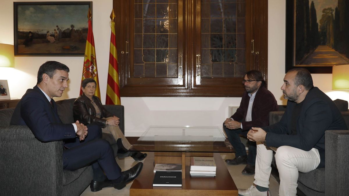 Satisfacción de los agentes sociales tras la reunión con Pedro Sánchez en Barcelona