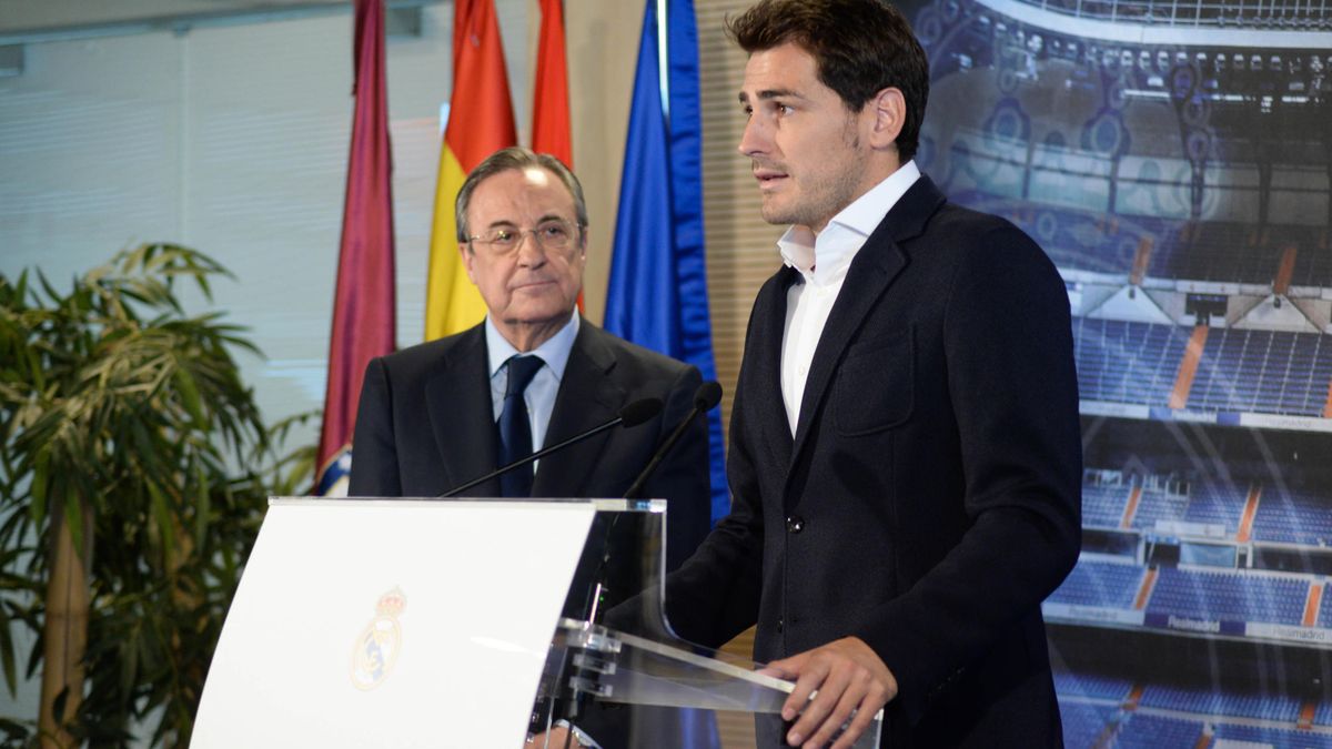 Gritos de "¡Florentino dimisión!" en la despedida de Iker Casillas