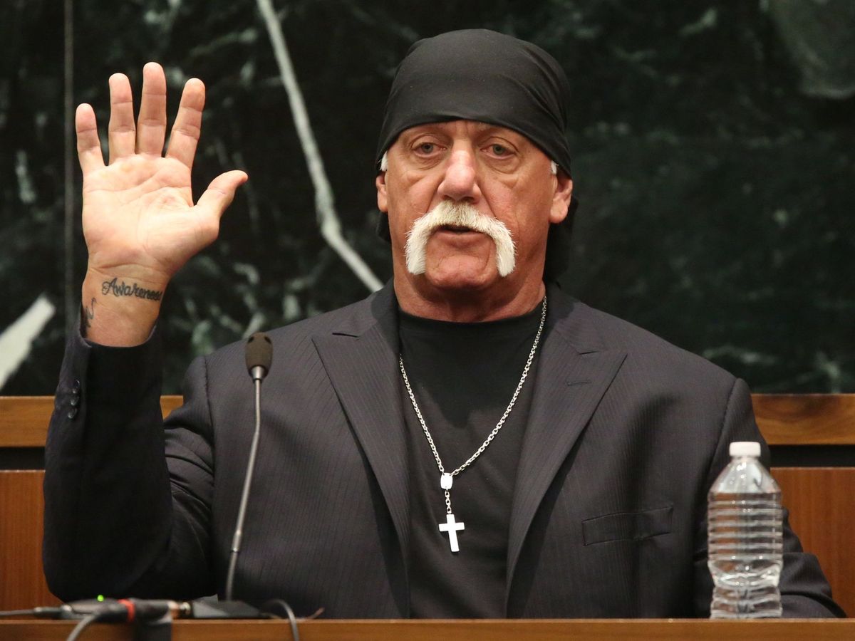 Foto: Hogan, durante el juicio contra Gawker Media en 2016. (Reuters)