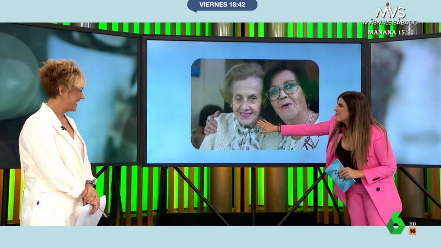 Cristina Pardo y Joanna Ivars en 'Más vale tarde'. (Atresmedia Televisión)