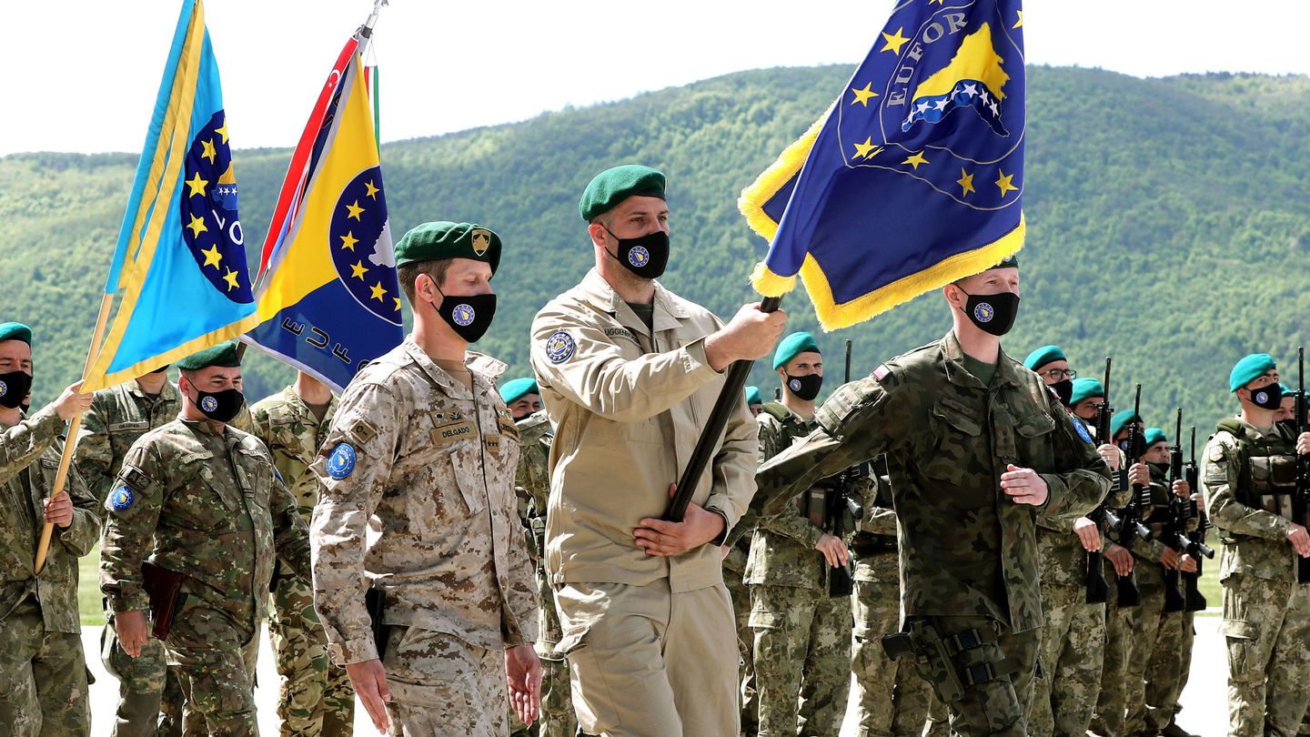 Brigada de Eufor en Sarajevo. (EFE)