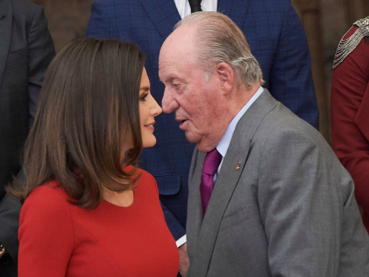 Foto: El rey Juan Carlos y la reina Letizia. (LP)