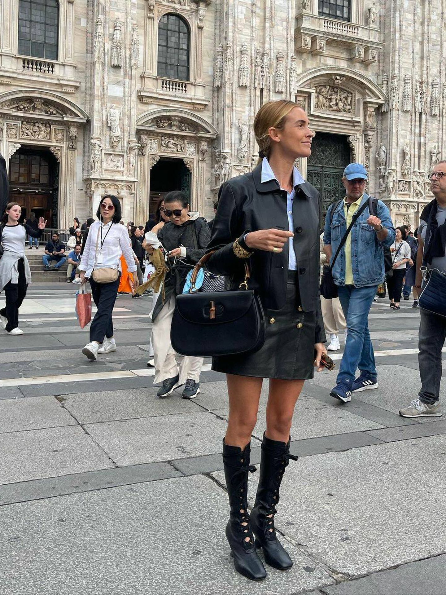 Blanca Miró en la Semana de la Moda de Milán. (Instagram/@blancamiro)