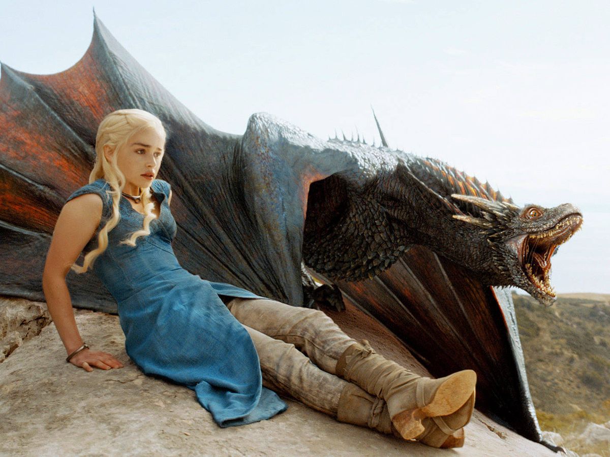 Foto: Daenerys Targaryen con Drogon en un momento de la serie 'Juego de tronos'. (Max)