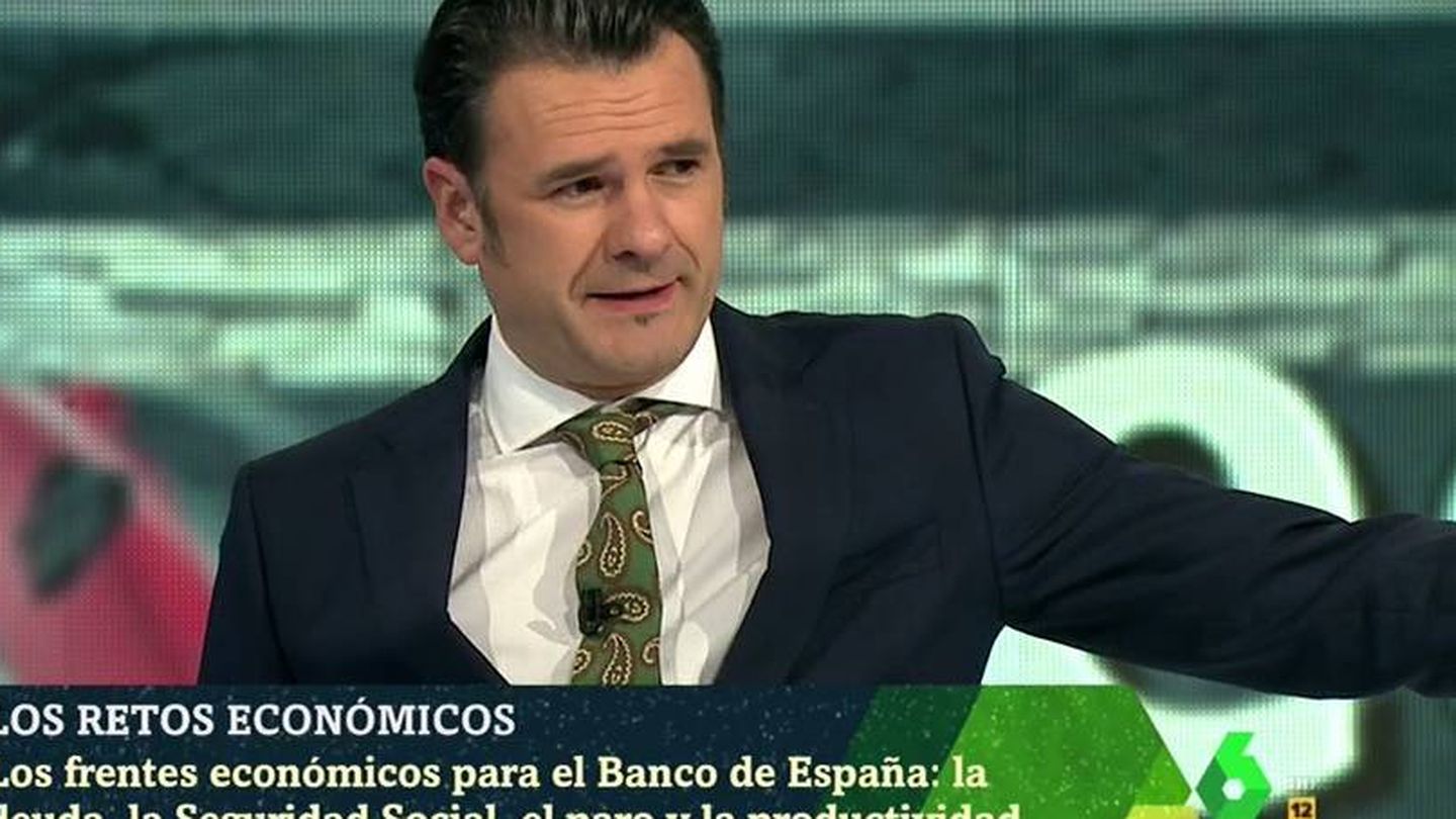 Iñaki López, en el plató de 'La Sexta noche'. (Atresmedia).