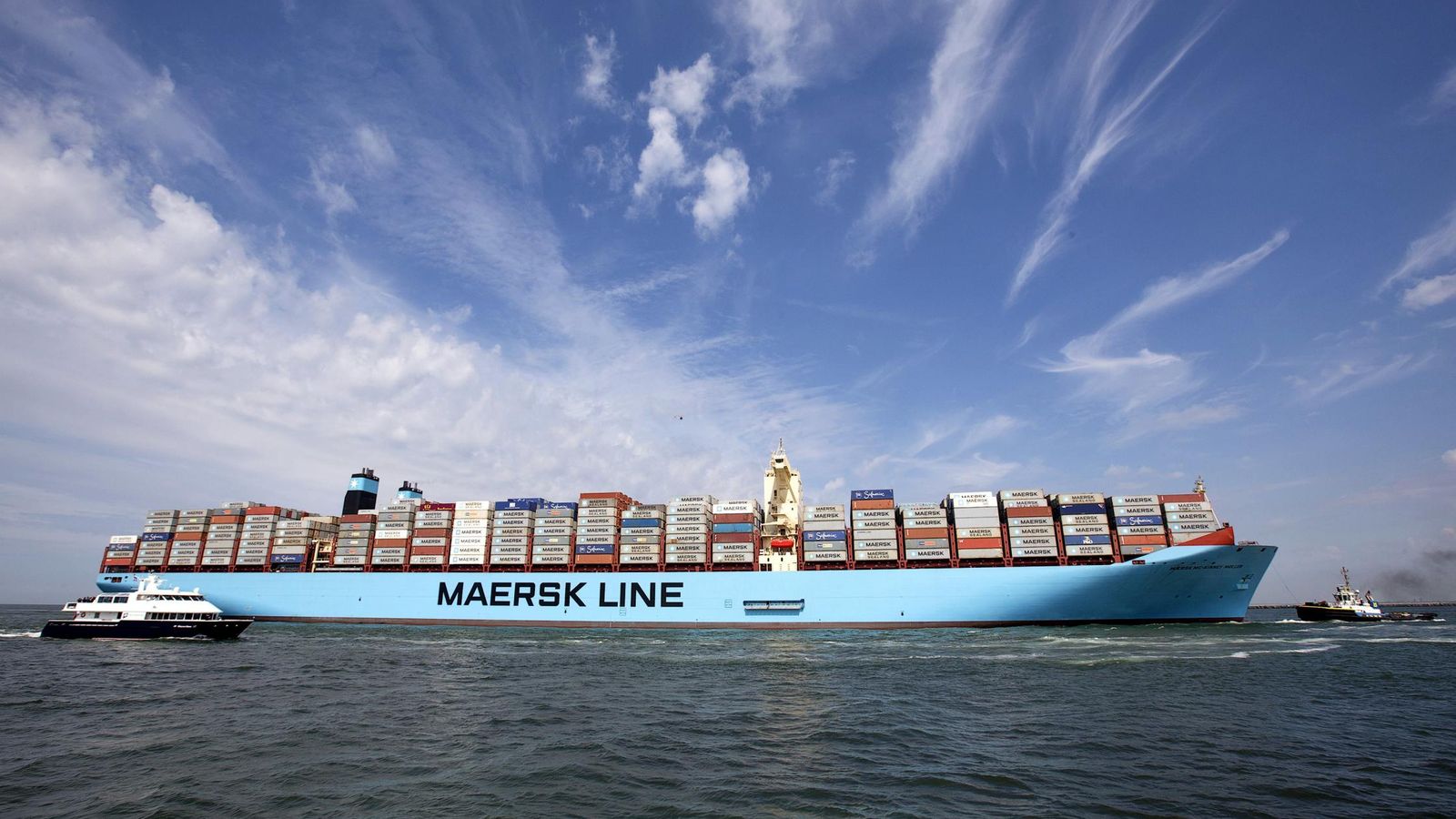 Foto: Un barco de la compañía danesa Maersk en el puerto de Rotterdam / BW