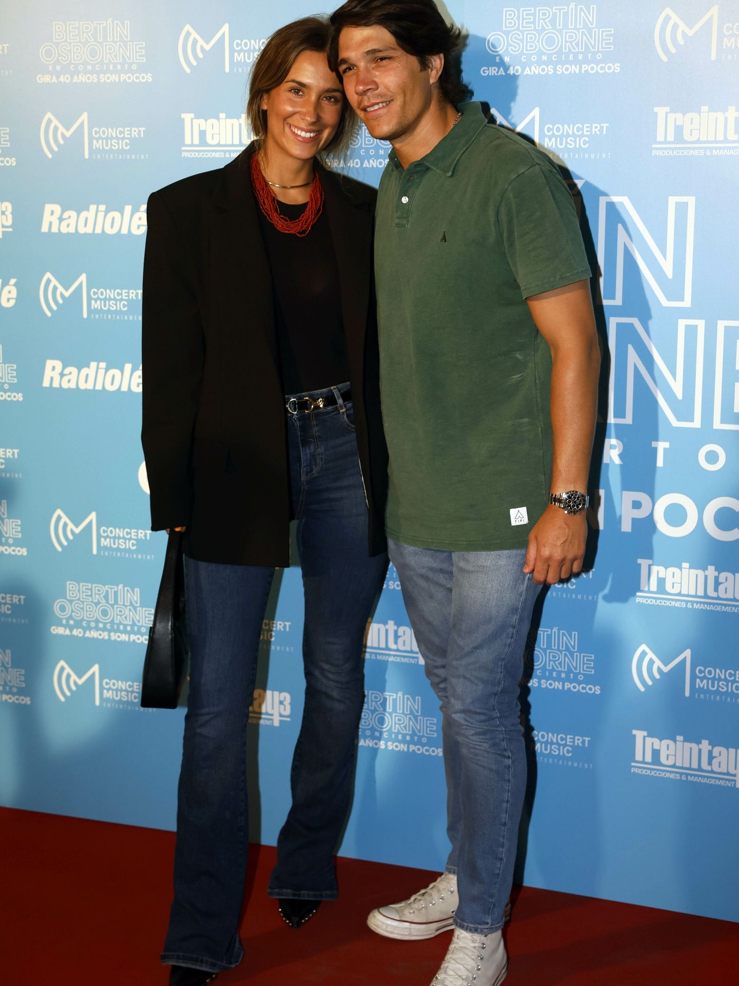 Maria Pombo y su marido, Pablo Castellano. (EFE/Juanjo Martín)