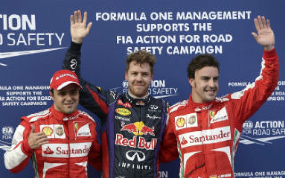 Foto: Vettel hace la 'pole' en Malasia por delante de Ferrari y con Alonso tras Felipe Massa