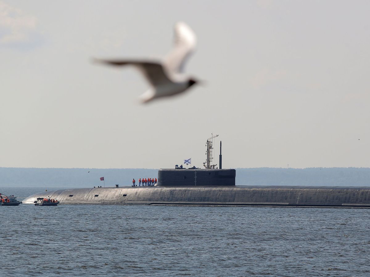 Foto: Submarino K-549 Knyaz Vladimir antes del Día de la Marina en Rusia. (Reuters)