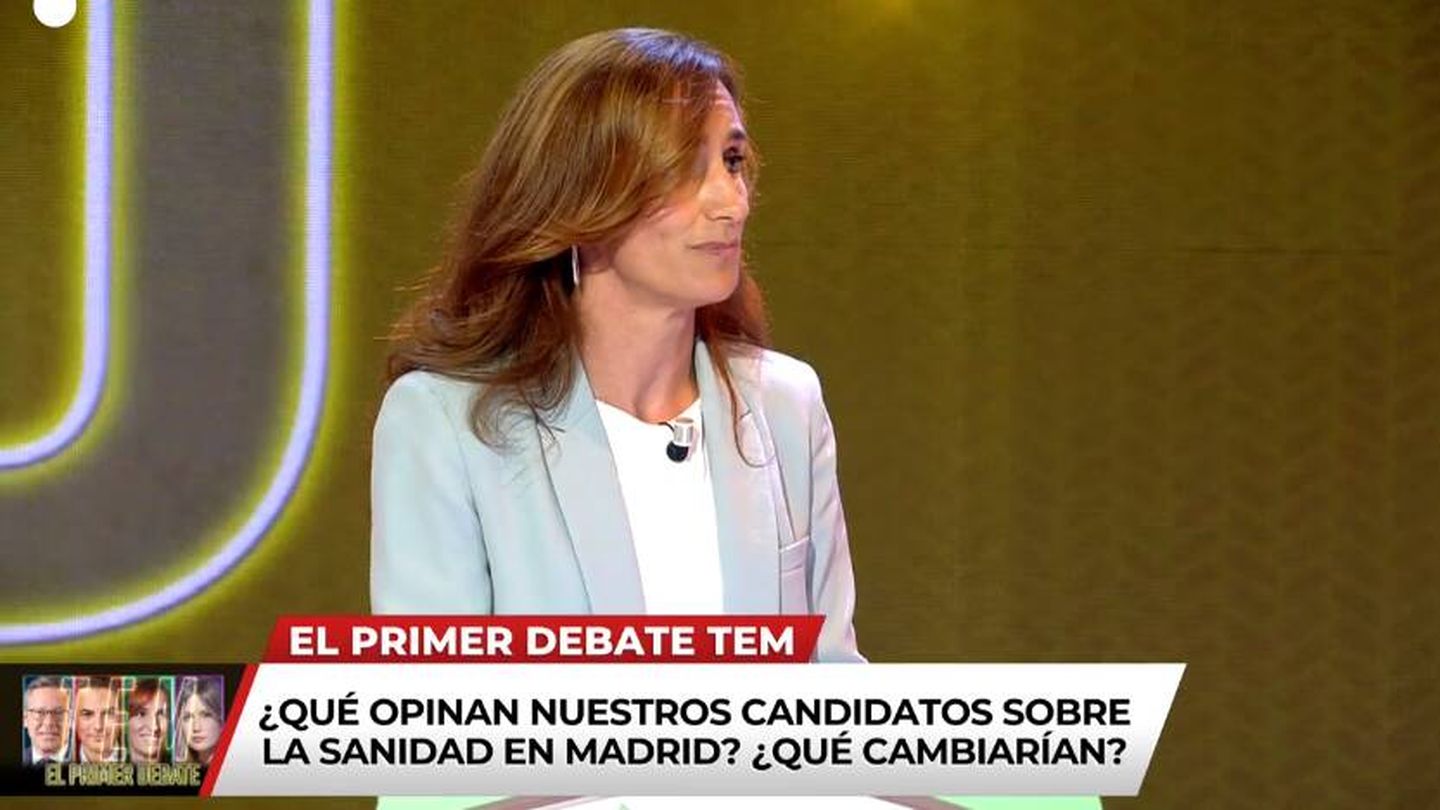 La política de Más Madrid, Mónica García. (Mediaset)