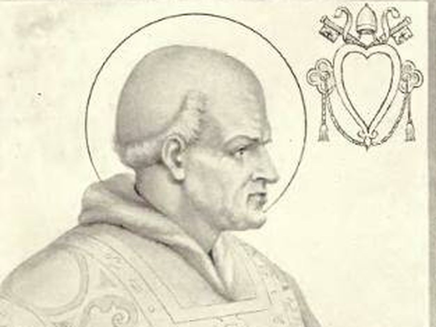Ilustración del papa Juan I. 