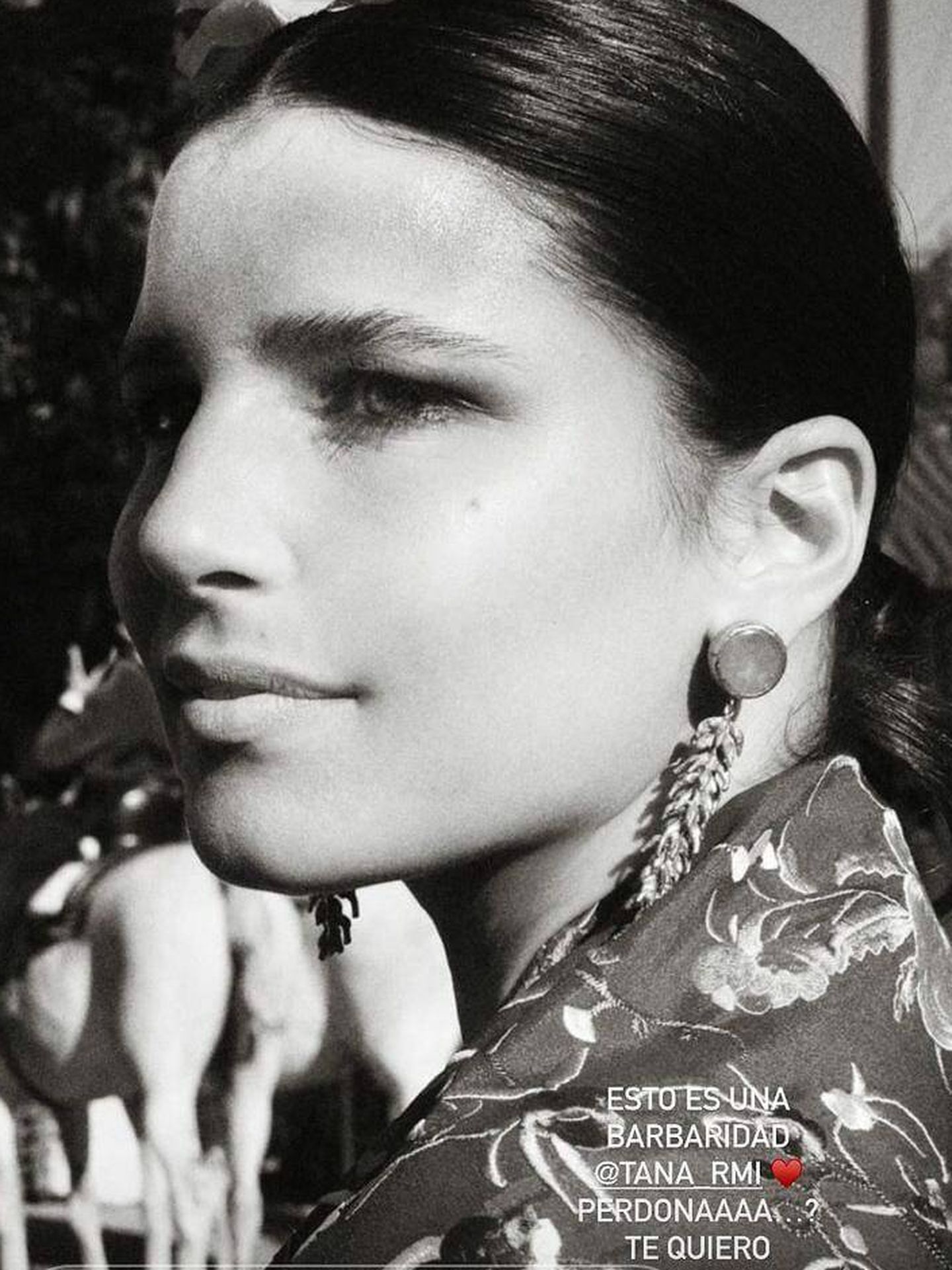 Retrato de Tana Rivera subido por Eugenia Martínez de Irujo.(Instagram/@eugeniamartinezdeirujo)