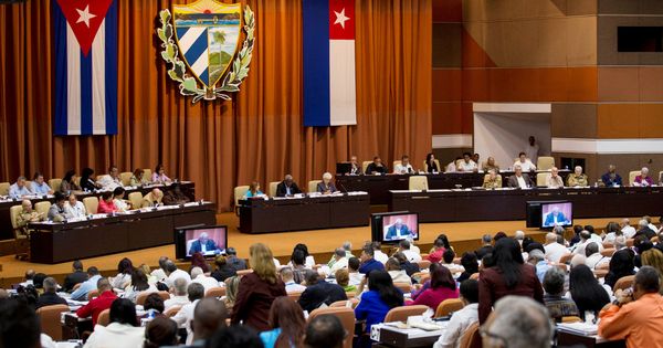 Foto: Vista general de la Asamblea Nacional en La Habana, en diciembre de 2017. (Reuters)