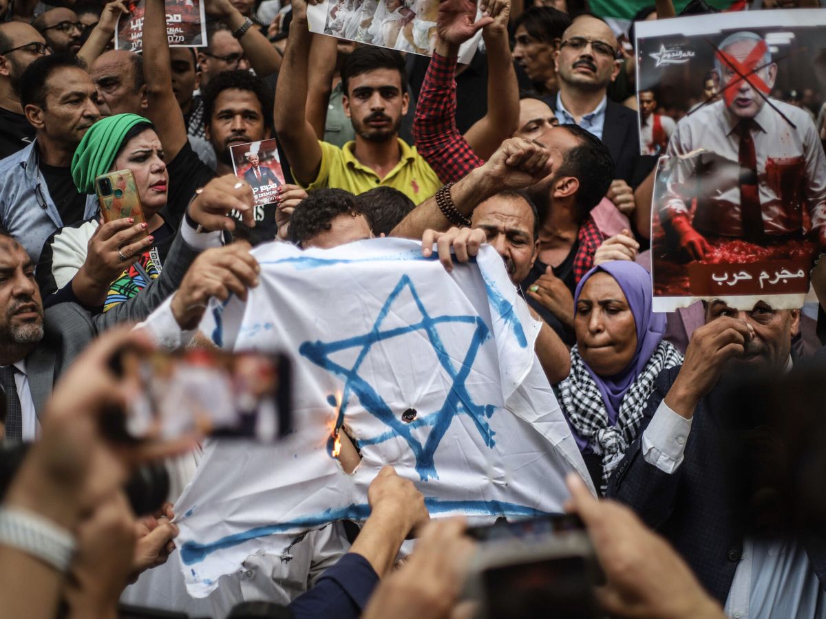 Foto: Protestas en contra de Israel. (Stringer/dpa)