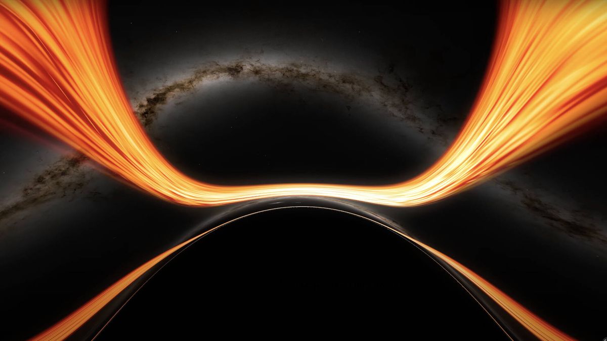 Un nuevo vídeo de la NASA muestra exactamente lo que se ve al caer en un agujero negro