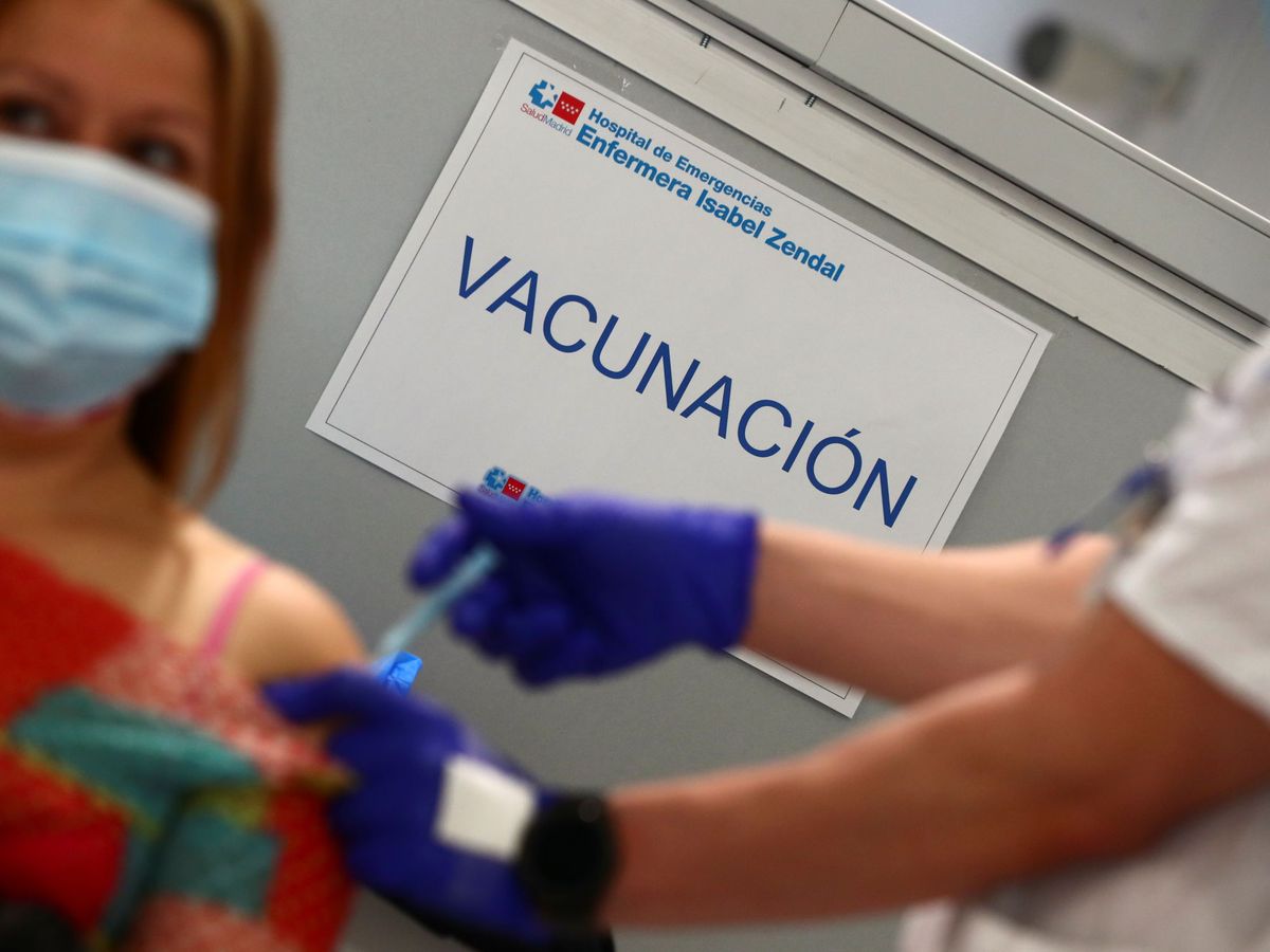 Foto: Vacunación en Madrid (Reuters)