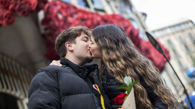 Foto de Besos en la Diada de Sant Jordi
