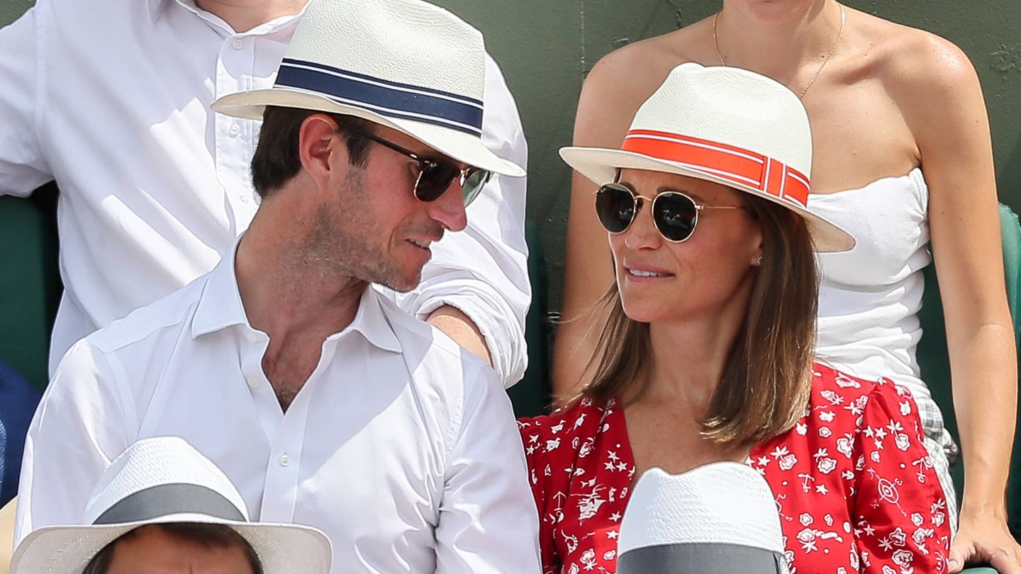  James y Pippa, en el Roland Garros. (Gtres)