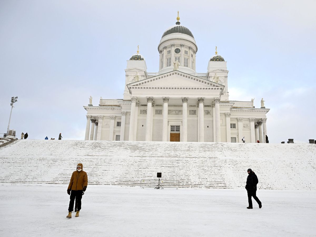 Foto: La catedral de Helsinki. (Reuters/Lehtikuva)