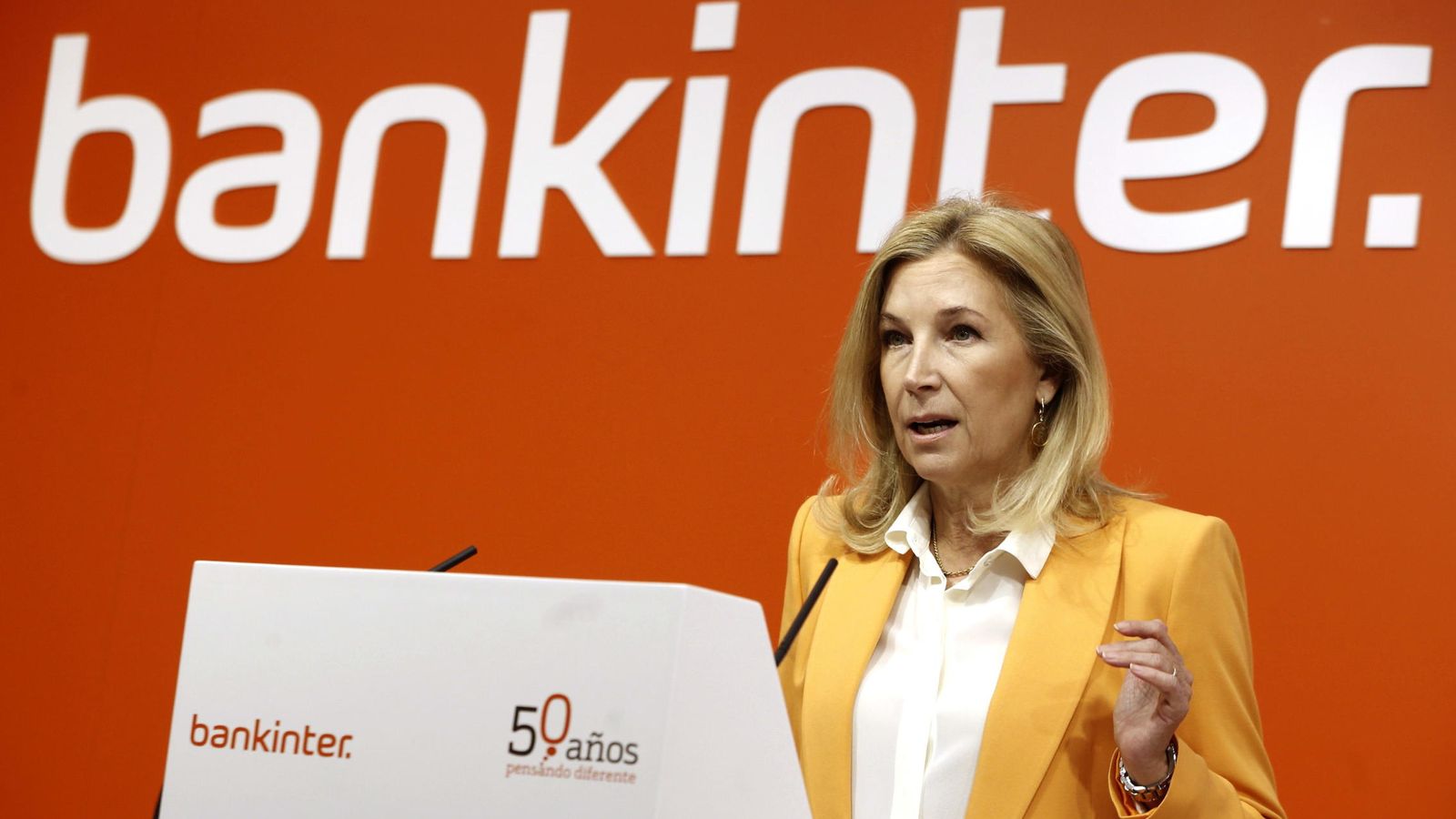 Foto: María Dolores Dancausa, CEO de Bankinter. (EFE)