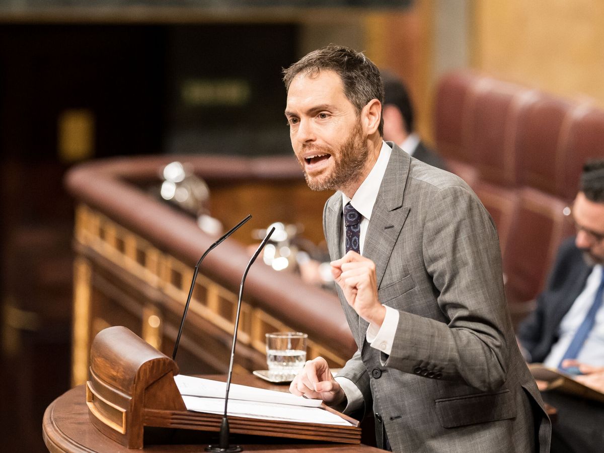 Foto: El diputado del PP en el Congreso, Sergio Sayas (Diego Radamés/Europa Press)