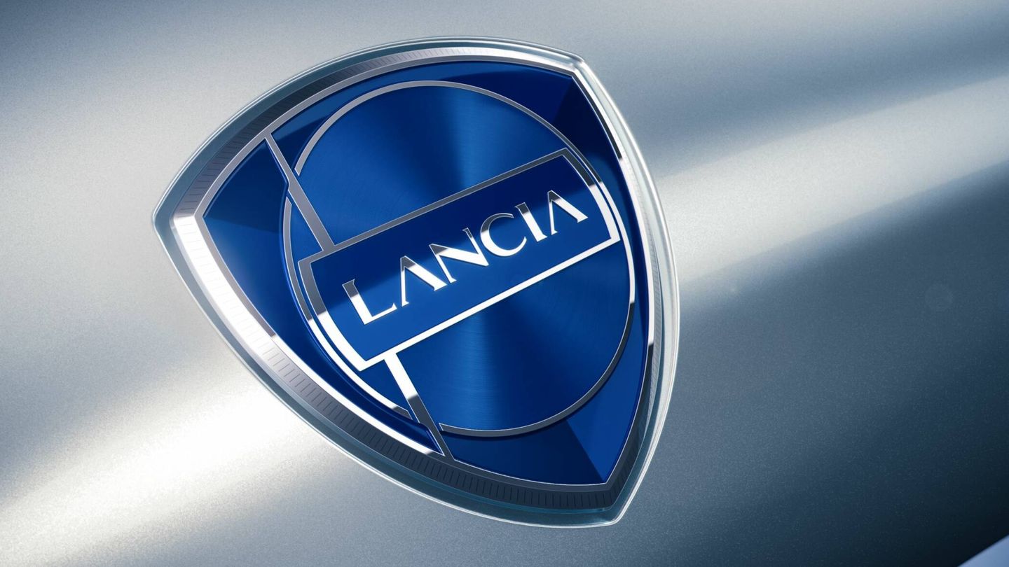 El nuevo escudo de Lancia, que debutará en el Ypsilon del 2024, es el octavo de la marca desde 1907.