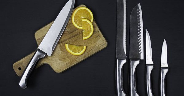Foto: Diferentes tipos de cuchillos.