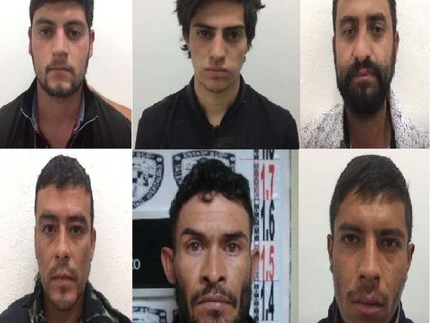 Los seis condenados por el secuestro. (FGE de Chihuahua)