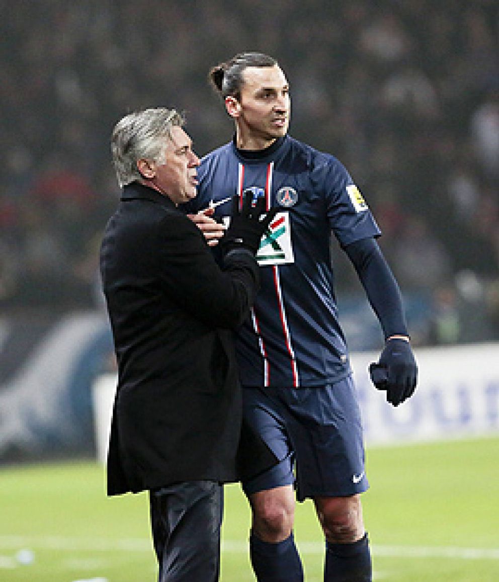 Foto: Ibrahimovic no cambia y ya piensa en salir del PSG junto a Carlo Ancelotti