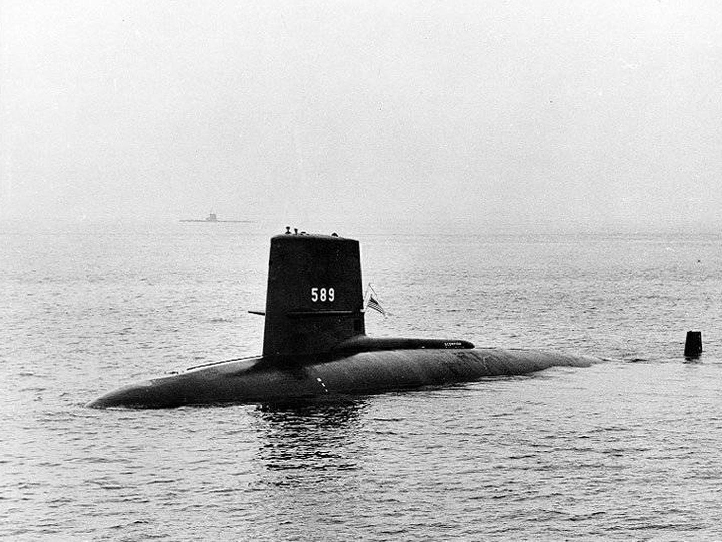 El submarino USS Scorpion (SSN-589)