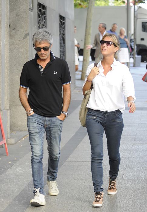 Foto: La pareja, durante su paseo por Madrid (I. C)