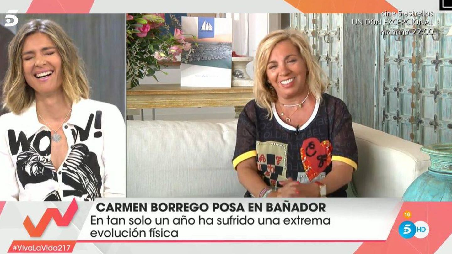 Sandra Barneda y Carmen Borrego. ('Viva la vida').