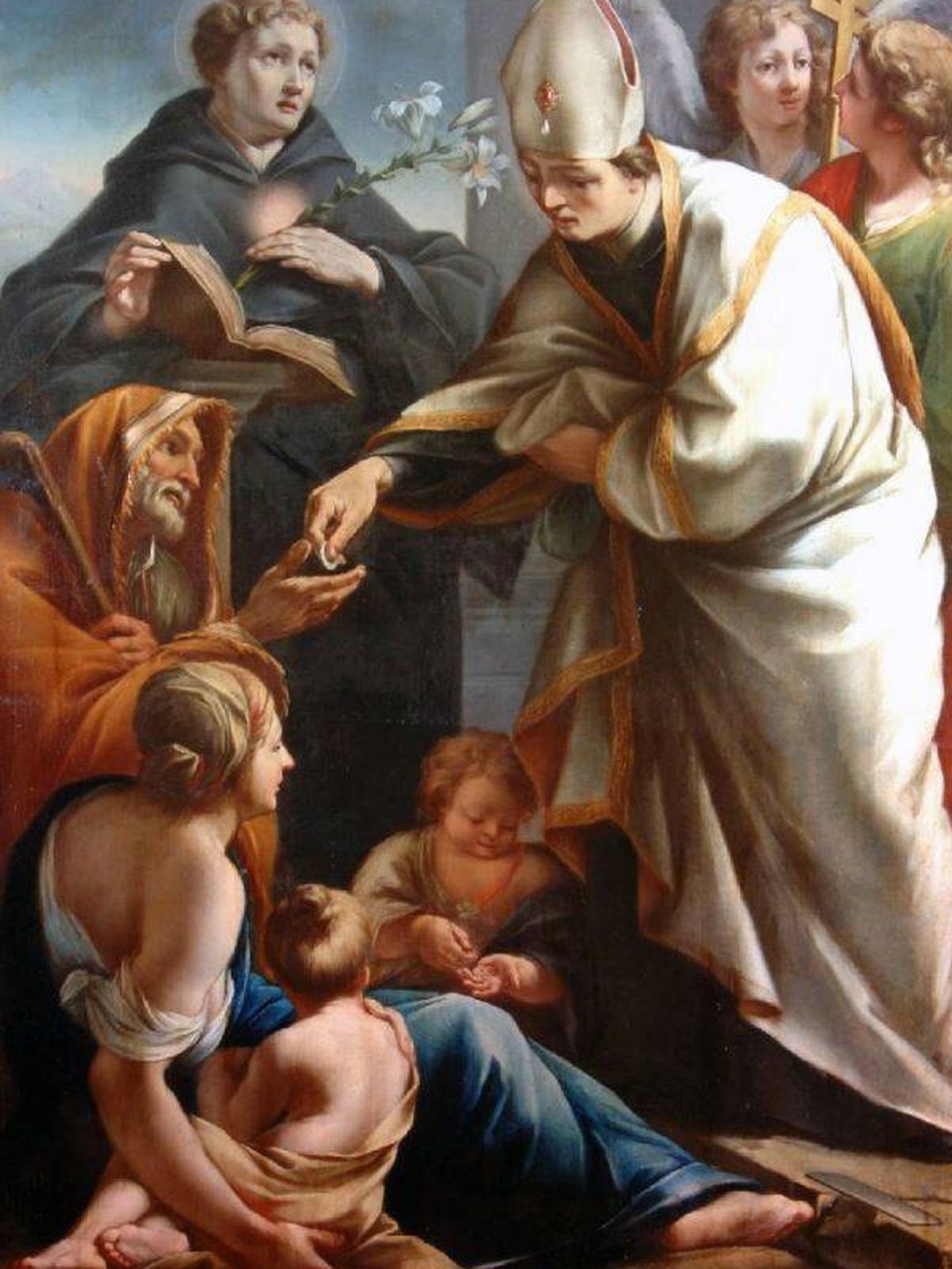 Santo Tomás de Villanueva, retratado por Giuseppe Viscardi. (C.C.)