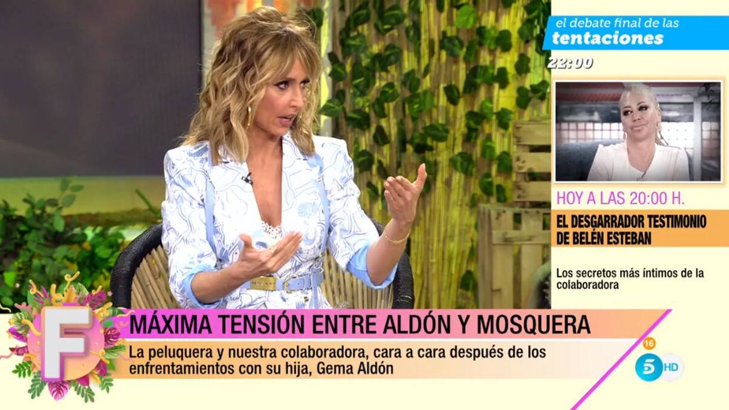 La presentadora Emma García. (Mediaset)