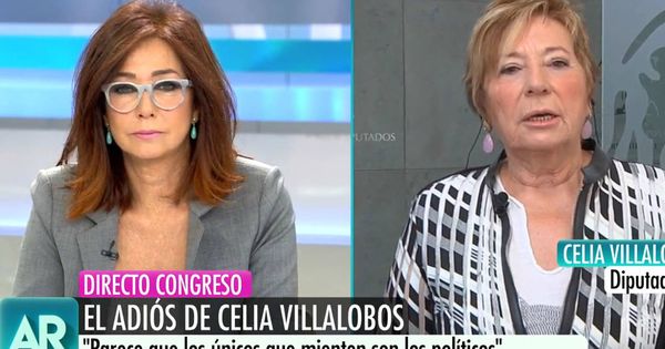 Foto: Ana Rosa Quintana y Celia Villalobos. (Mediaset España)