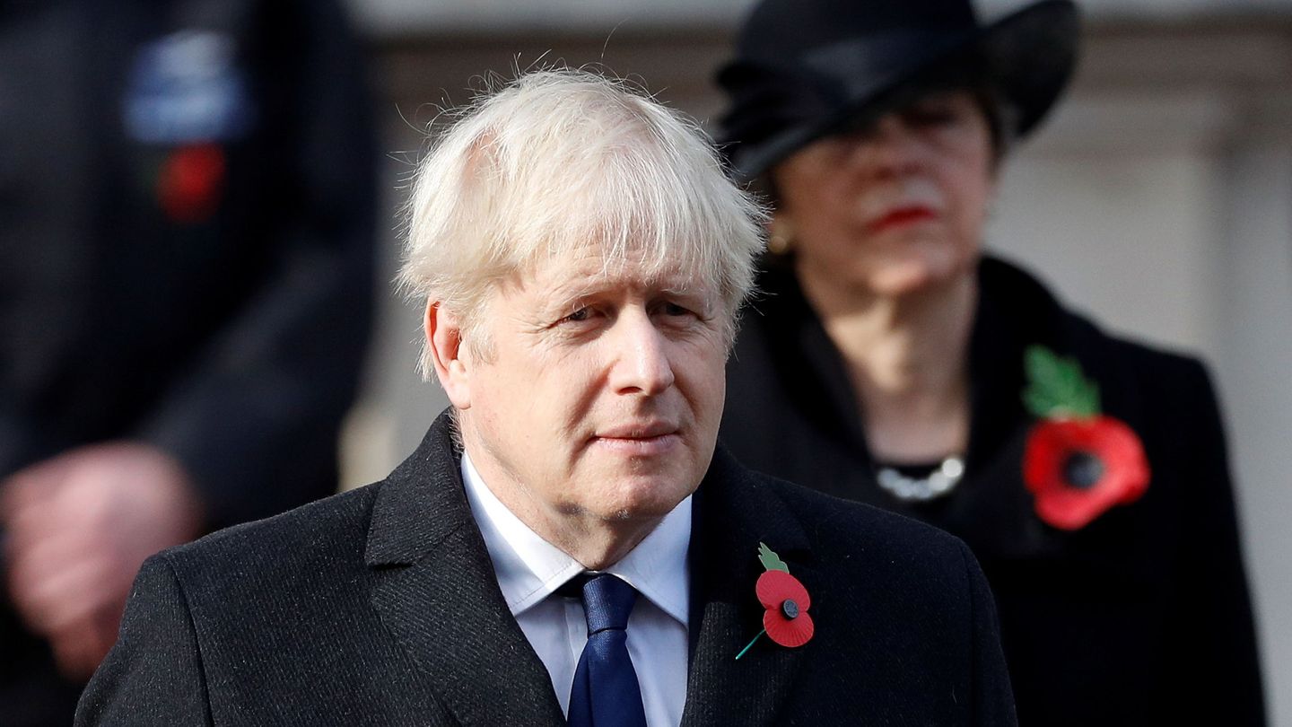 Boris Johnson y Theresa May. (Reuters)