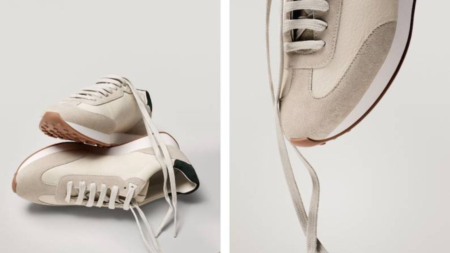 Zapatillas deportivas de Massimo Dutti. (Cortesía)