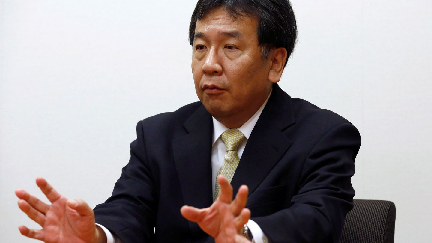 Yukio Edano, quien ha pactado con otros partidos de la oposición para presentar una moción de censura. (Reuters)